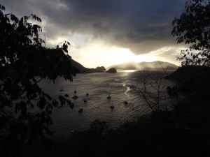 Anchorage at Les Saintes 