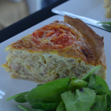 Fresh Quiche for lunch