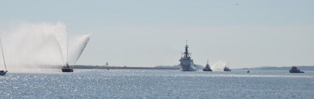 US Coast Guard arriving Boston