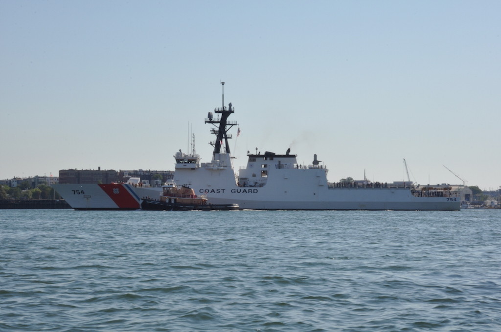 Big US Coast Guard Ship coming to Boston