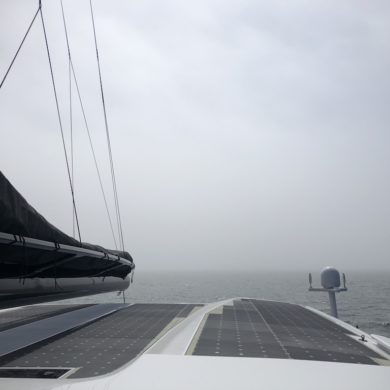 Sailing in the fog