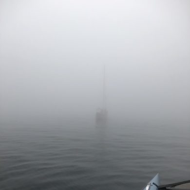 [Maine July 2018] Sailboat in the fog - it's magic