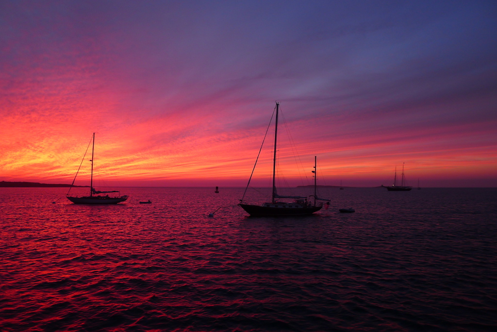 New England July 2016 pink sunset