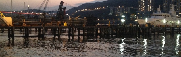 Tsing Yi Docks by night