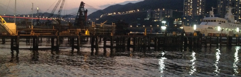 Tsing Yi Docks by night