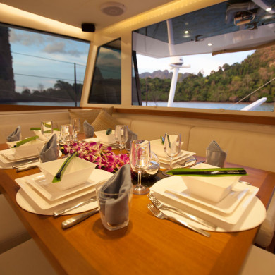 dinner on board