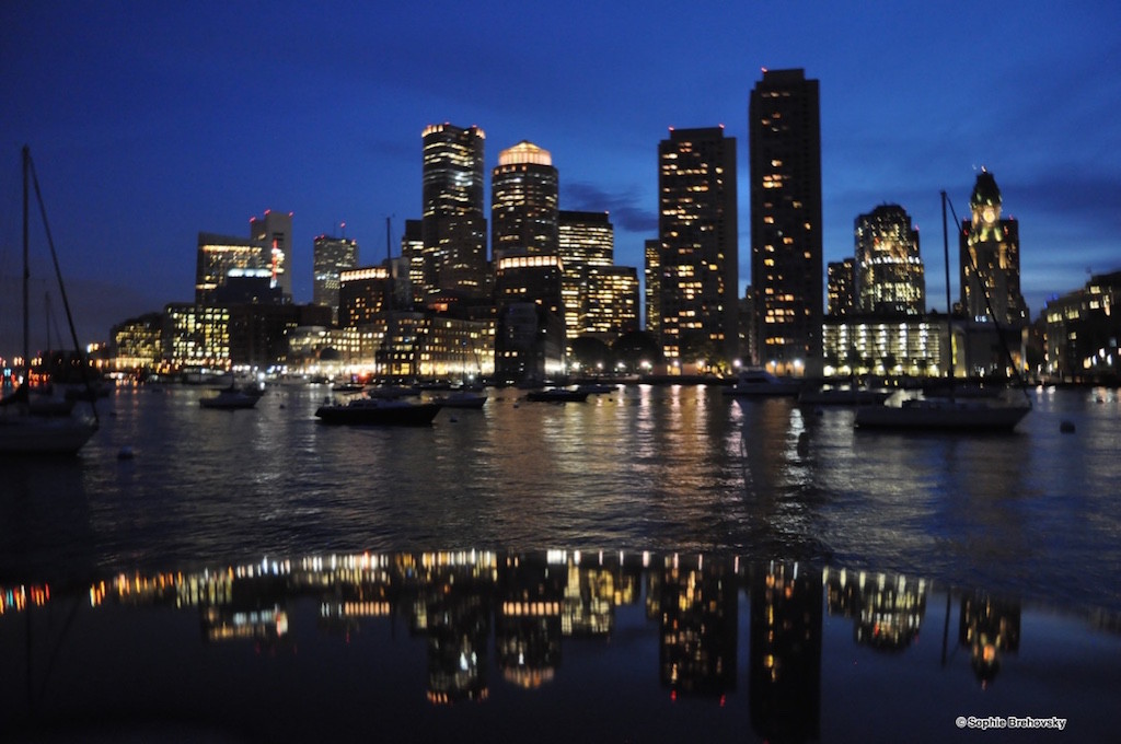 Boston skyline - Rowes Wharf