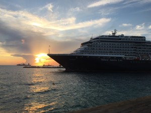Cruise-ship leaving Freeport