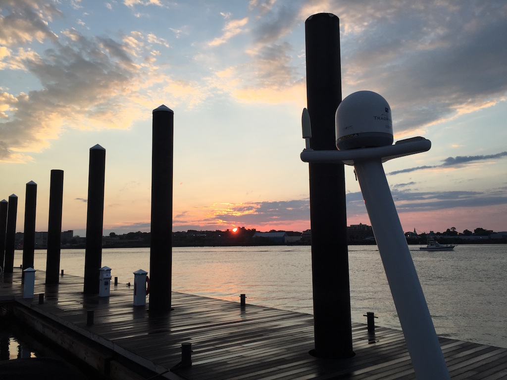 New England July 2016 Boston Charlestown Marine sunrise