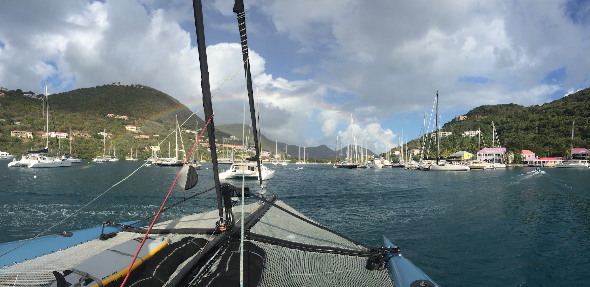 Rainbow at Soper's Hole, BVI