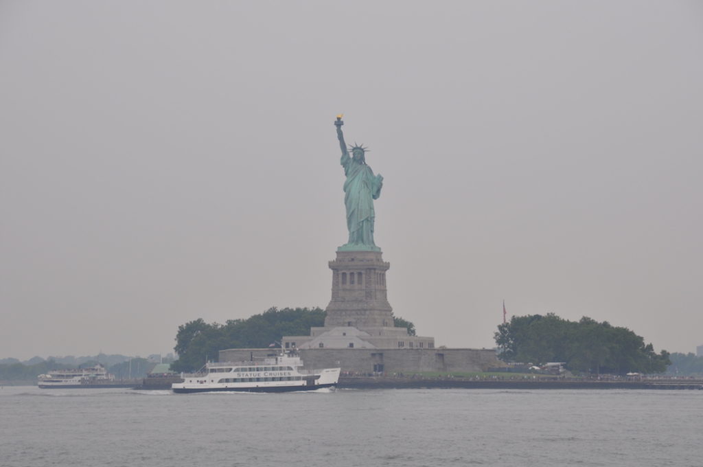 Sailing next to the Statue of Liberty - definitively on my bucket list 